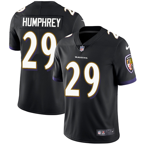 Nike Ravens #29 Marlon Humphrey Black Alternate Youth Stitched NFL Vapor Untouchable Limited Jersey